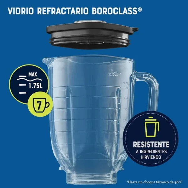 vaso oster de vidrio 1.75 litros