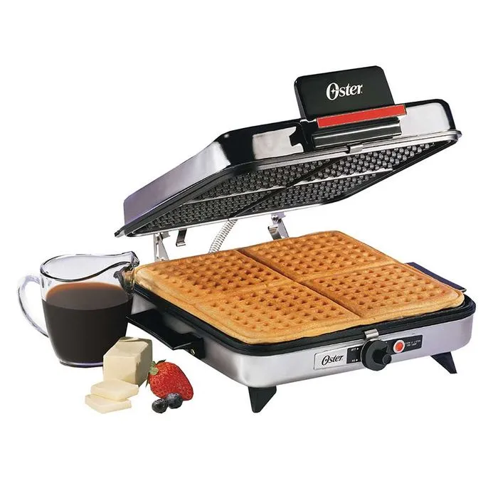 sanduchera, wafflera y parrillera 3 en 1 oster