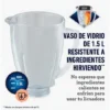 vaso oster de vidrio 1.5 litros (6 tazas)