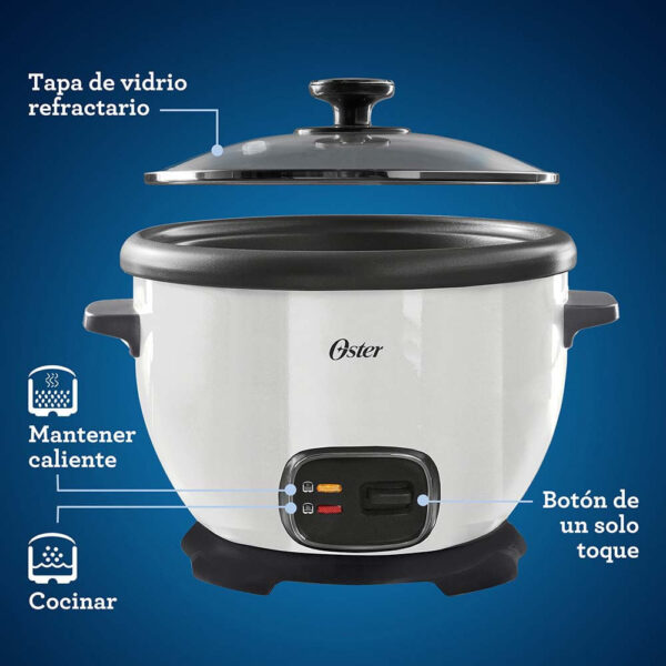 arrocera multi usos oster función mantener caliente