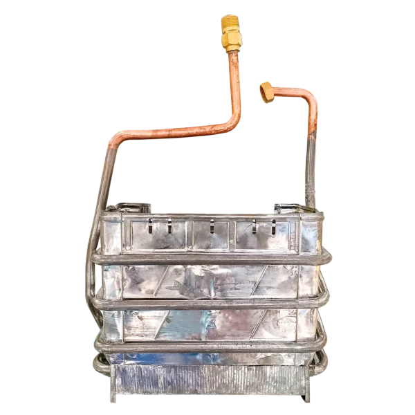 serpentín metálico para calefón yang